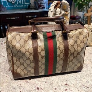 GUCCI GG Monogram Boston Bag (Vintage)